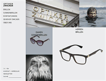 Tablet Screenshot of optikerzwicker.ch